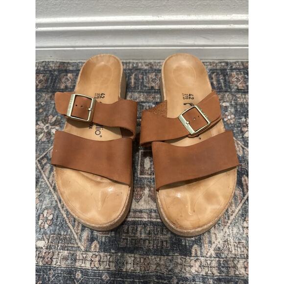 Papillio by Birkenstock Gabriela Platform Sandal Nubuck Women's Size 10 Or 42 - Picture 2 of 6